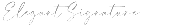 Elegant Signature